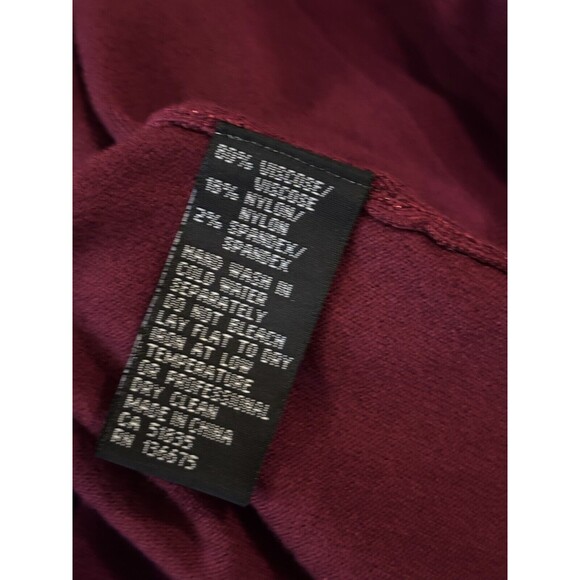 Orly Holiday Sweater Women Large Burgundy Wine Ladies Sparkle Accent Christmas - Picture 7 of 7